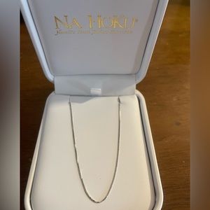 COPY - Na Hoku 14k White Gold box chain 17inch